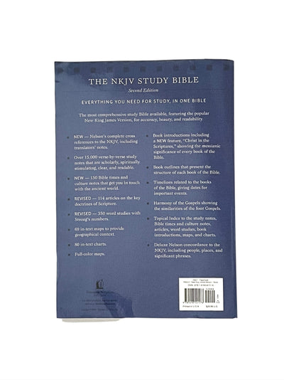 NKJV Study Bible: Second Edition by Thomas Nelson