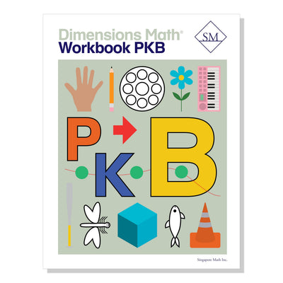 Dimensions Math Workbook Pre-KB  Singapore Math Inc. [Paperback]