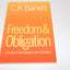 Freedom and Obligation: A Study of the Epistle to the Galatians