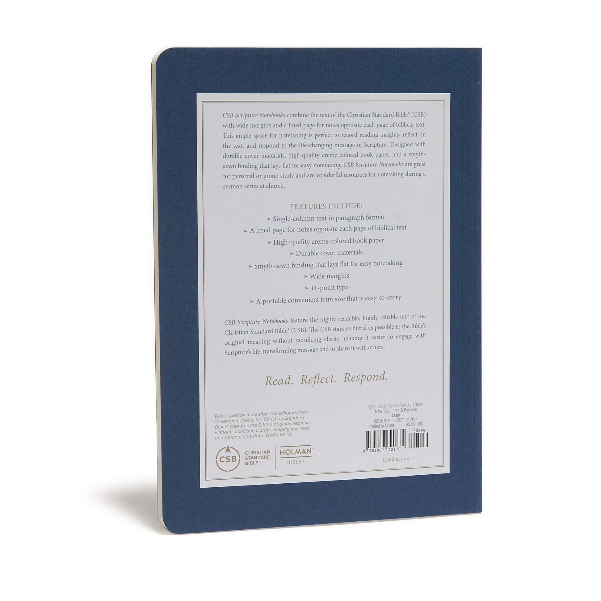 CSB Scripture Notebook, Philippians: Read. Reflect. Respond.
