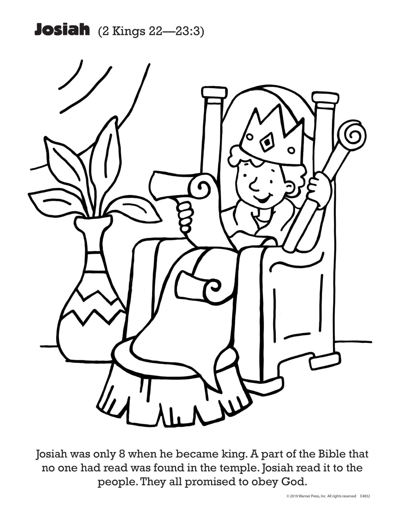 Bible Heroes Coloring Book