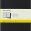 Moleskine Cahier Journal, Soft Cover, Large (5" x 8.25") Squared/Grid, Black, 80 Pages (Set of 3)