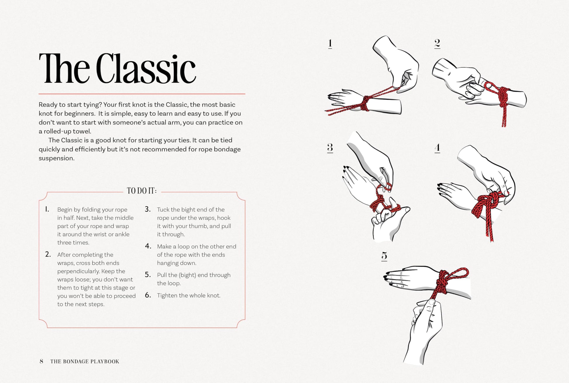 The Bondage Playbook: 31 Must-Know Knots and Ties for Bondage Beginners
