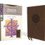 NRSV, Thinline Reference Bible, Large Print, Leathersoft, Brown, Comfort Print