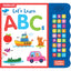 Lets Learn ABCs - Interactive Toddler Sound Book with 27 But