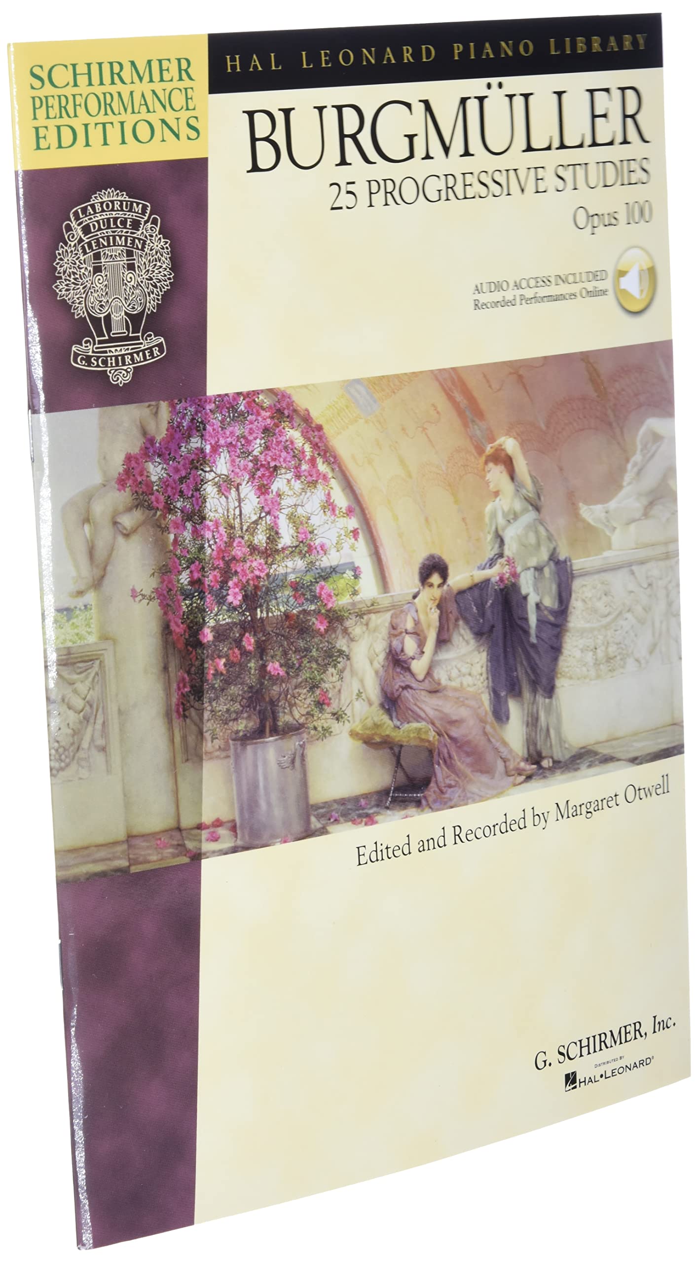 Burgmuller - 25 Progressive Studies, Opus 100 Book/Online Audio (Schirmer's Library of Musical Classics)