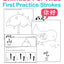 Chinese For Kids First Practice Strokes Ages 4+ (Simplified): Chinese Writing Practice Workbook (Chinese For Kids Workbooks)