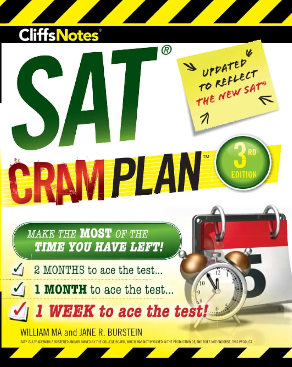 CliffsNotes SAT Cram Plan 3rd Edition (CliffsNotes Cram Plan)