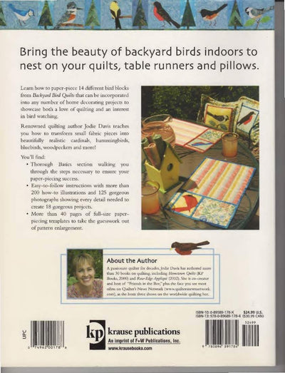 Backyard Bird Quilts: 18 Paper-Pieced Projects