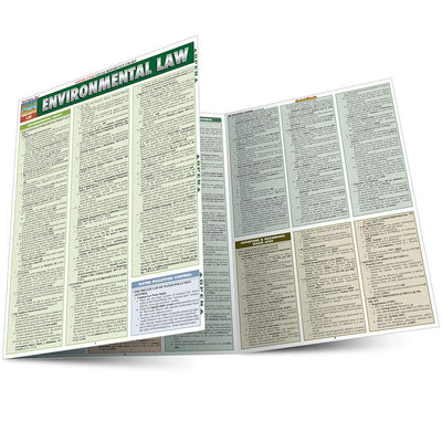 Environmental Law (Tri-Fold Laminated Chart)