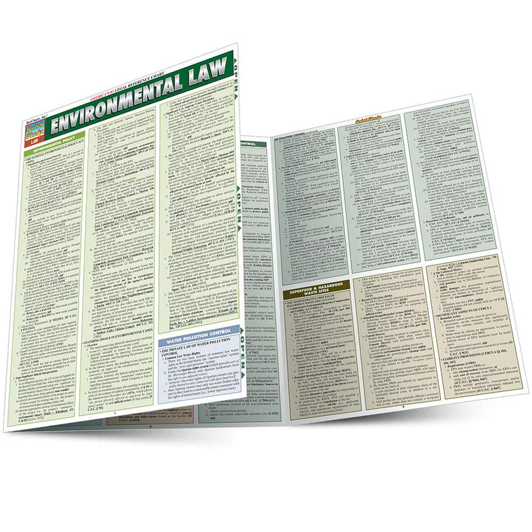 Environmental Law (Tri-Fold Laminated Chart)