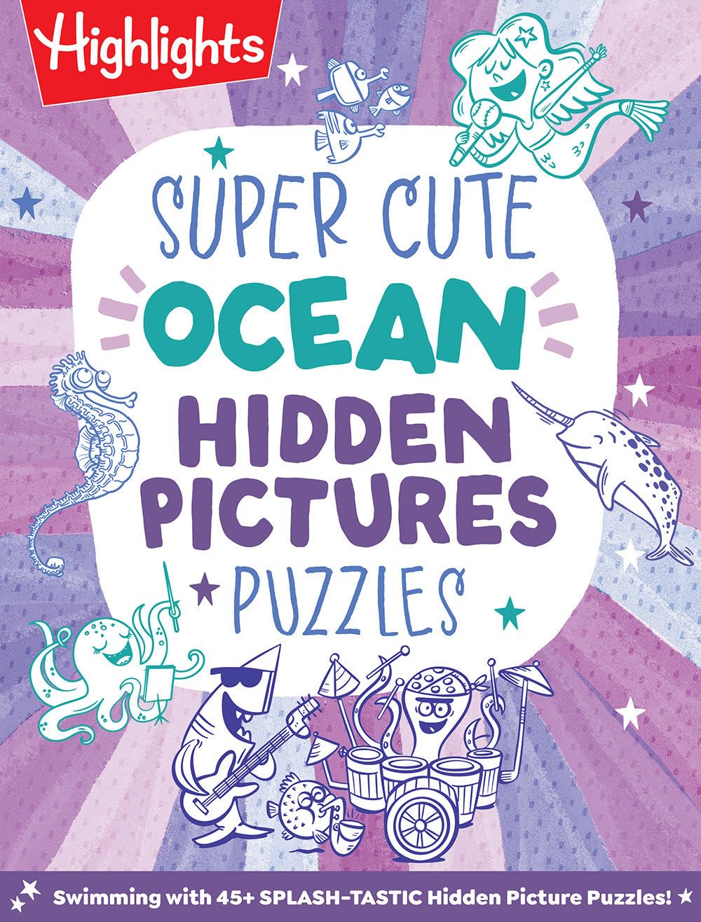 Super Cute Ocean Hidden Pictures Puzzles (Highlights Hidden Pictures)