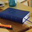 NIV, Quest Study Bible, Personal Size, Leathersoft, Blue, Thumb Indexed, Comfort Print: The Only Q and A Study Bible