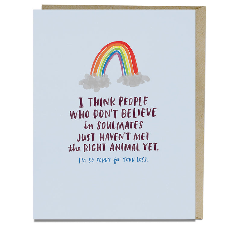 Pet Soulmate Empathy Card (Em & Friends Greeting Cards)