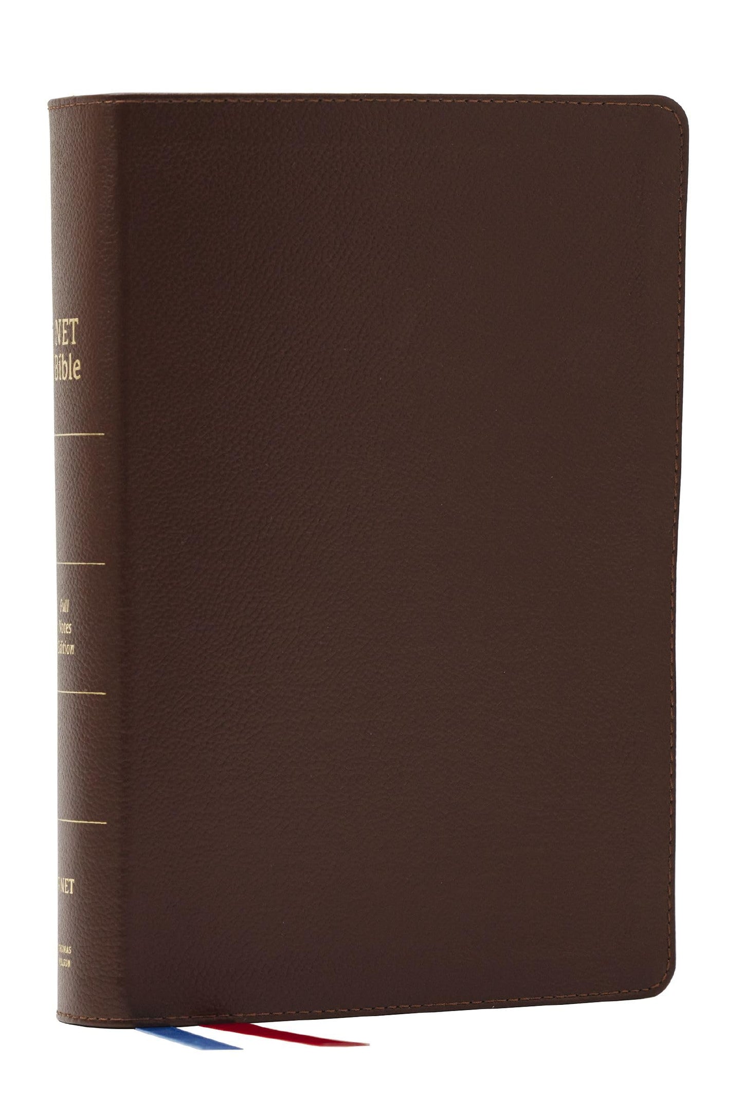 NET Bible, Full Notes Edition (NET, Brown Genuine Leather, Comfort Print, Thumb Indexed): Holy Bible