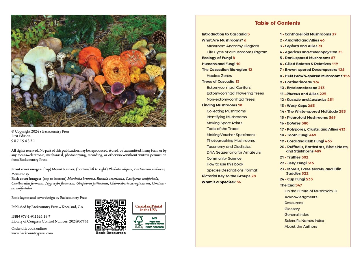 Mushrooms of Cascadia: A Comprehensive Guide to Fungi of the Pacific Northwest