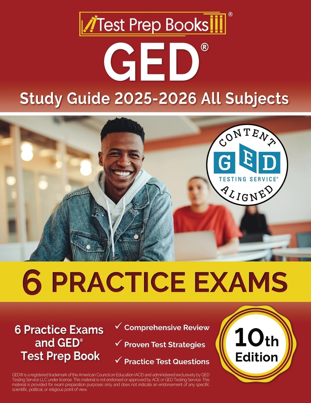 GED Study Guide All Subjects: Practice Exams and GED Test Prep Book: [10th Edition]