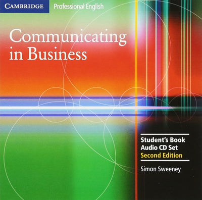 Communicating in Business: Student Audio CD Set (Cambridge Professional English)
