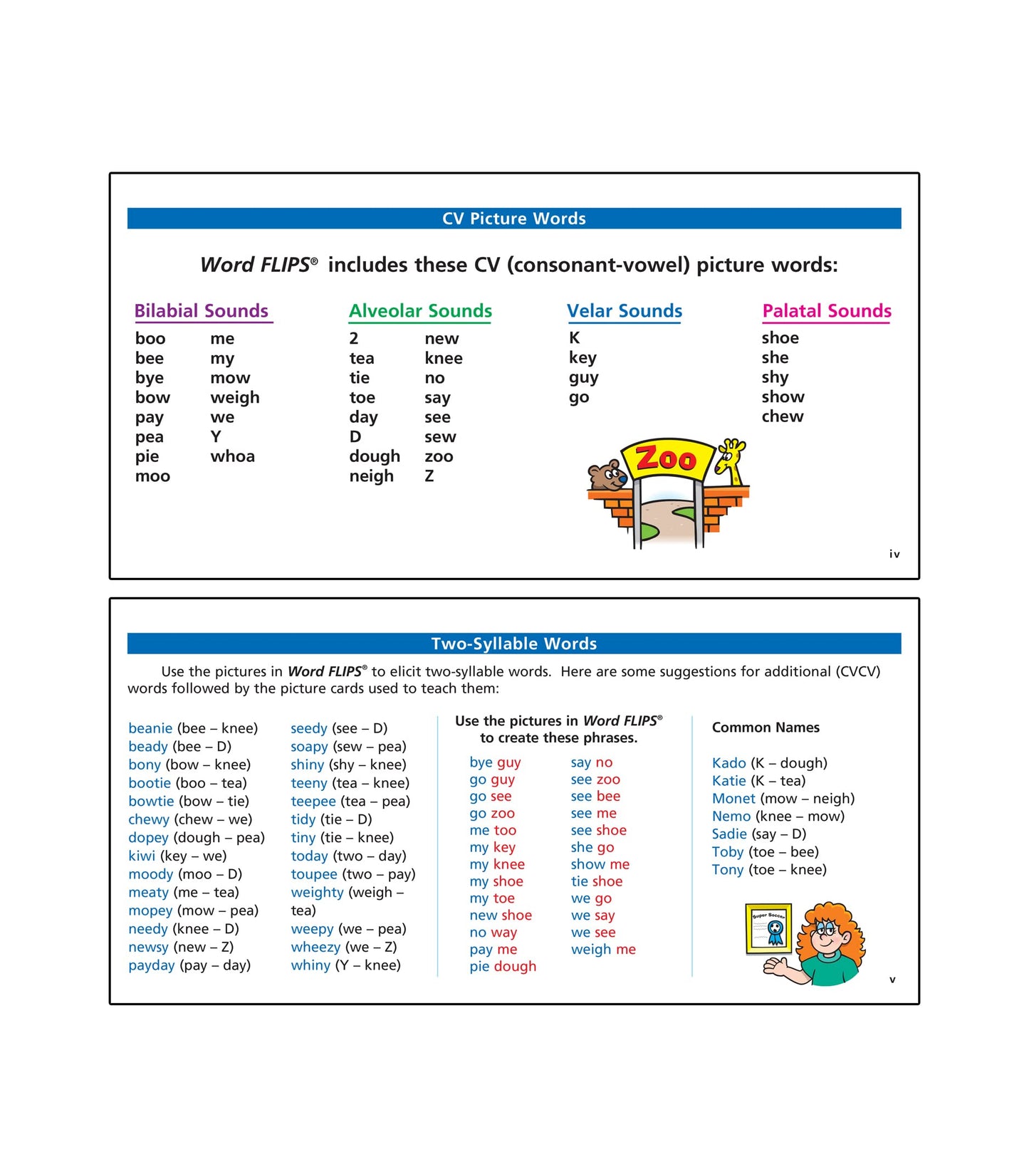 Super Duper Publications  Word FLIPS for Learning Intelligible Production of Speech  Educational Learning Resource for Children