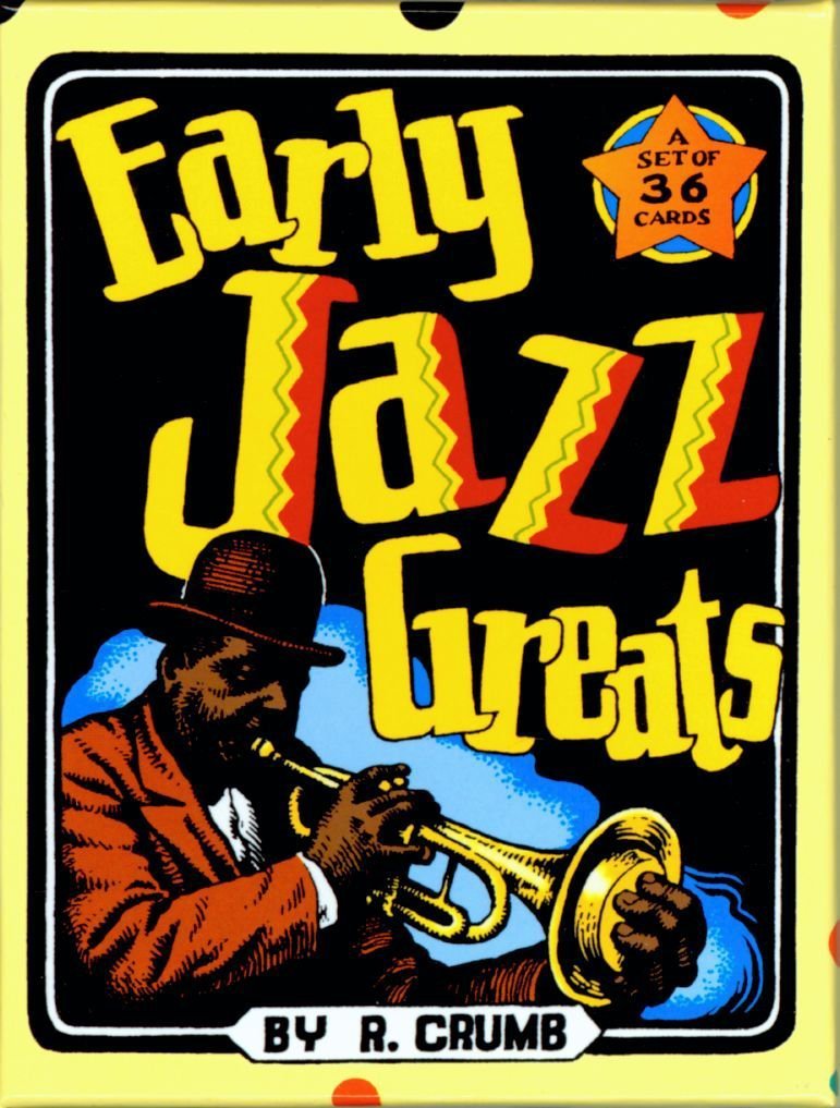 Early Jazz Greats Boxed Trading Card Set by R. Crumb by Robe