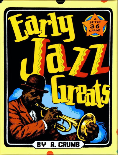 Early Jazz Greats Boxed Trading Card Set by R. Crumb by Robe