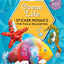 Sticker By Number Ocean Life Book for All Ages, Sticker Mosaics for Fun and Relaxation, Sticker Books for Adults with Tear-Out Pages