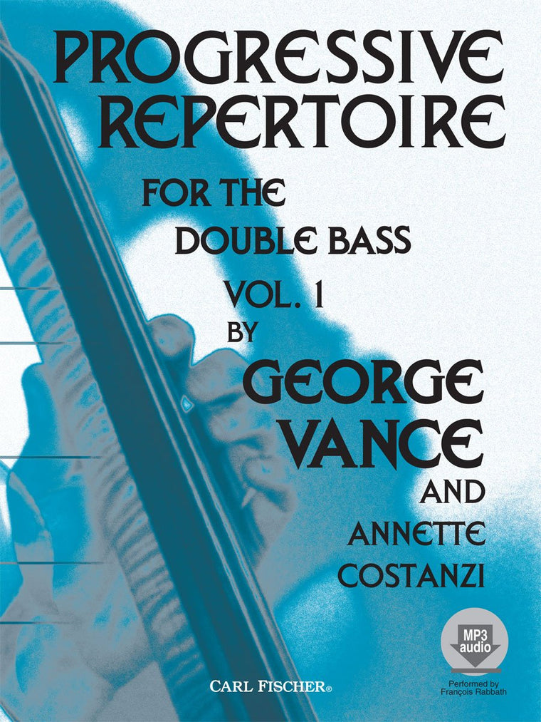 Progressive Repertoire for the Double Bass, Vol. 1 (Book & MP3)