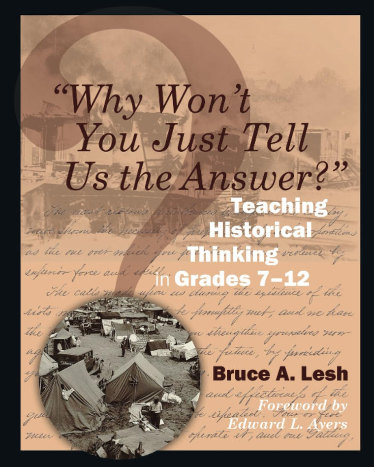 "Why Won't You Just Tell Us the Answer?"