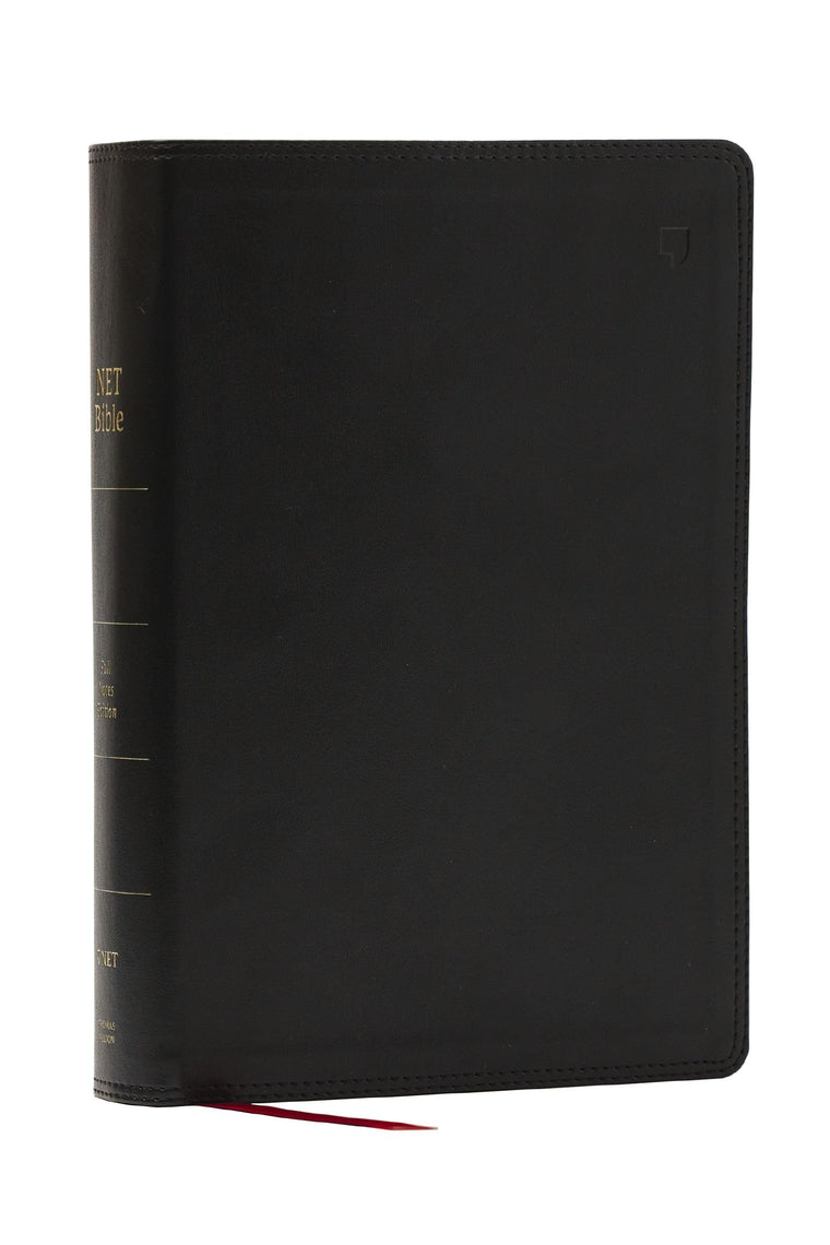 NET Bible, Full Notes Edition (NET, Black Leathersoft, Comfort Print): Holy Bible