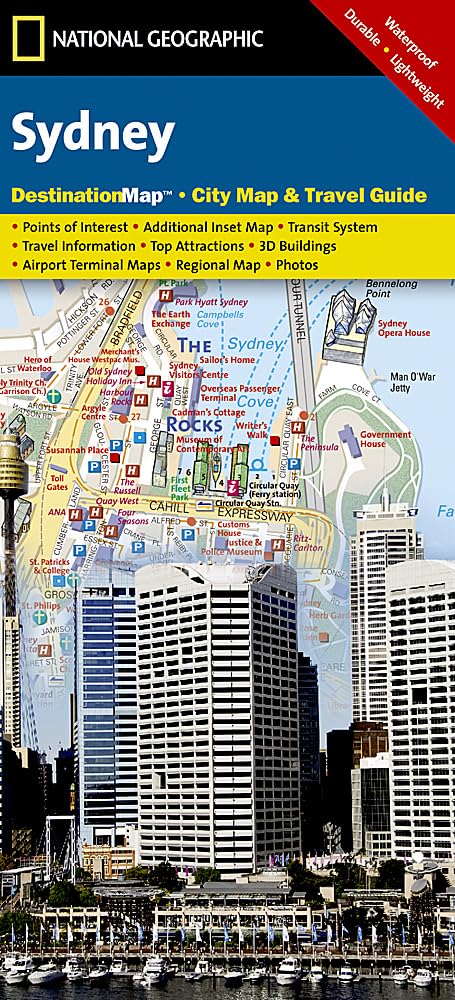 Sydney Map (National Geographic Destination City Map)
