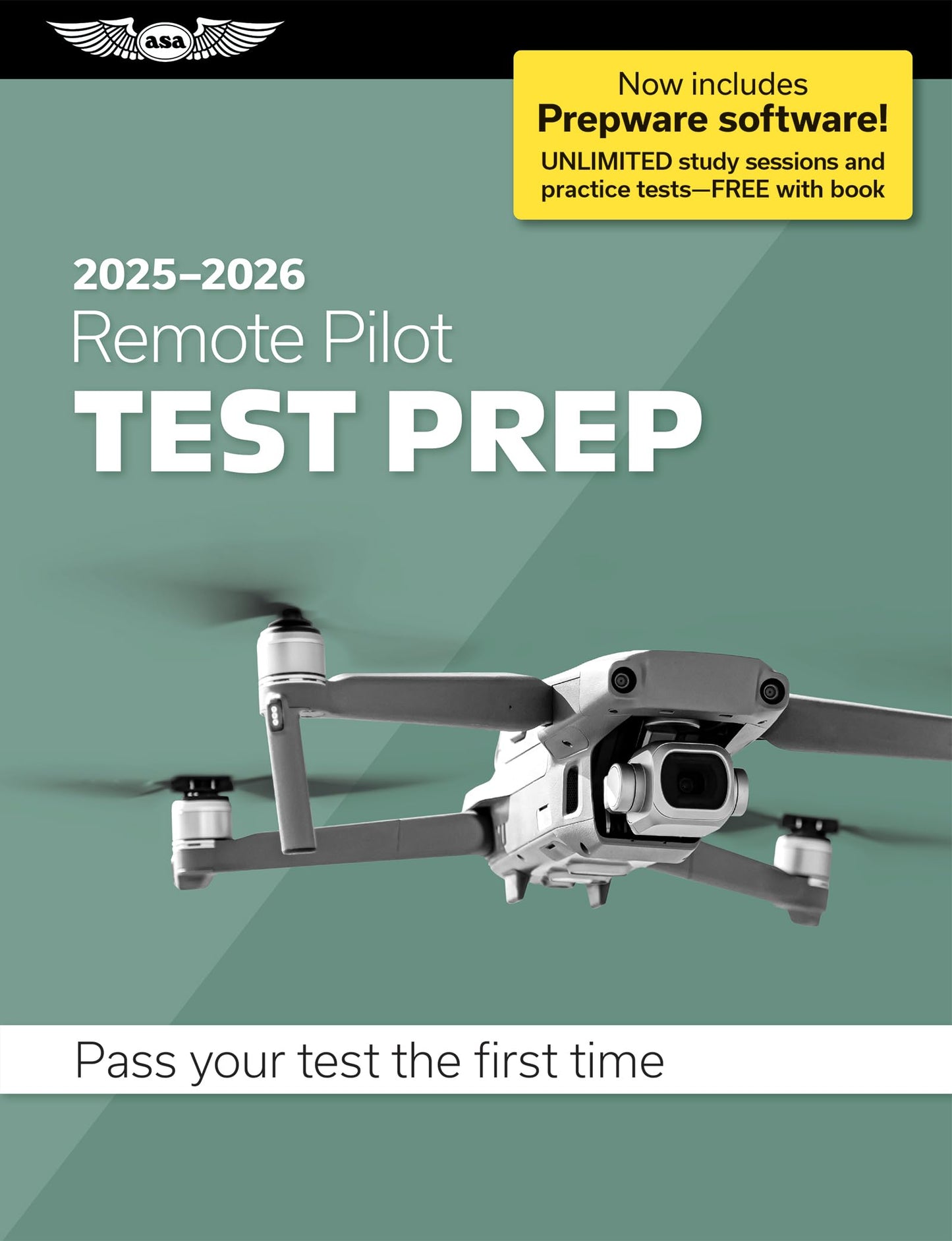 Remote Pilot Test Prep 2025-2026: Paperback plus software-pass your FAA exam (ASA Test Prep Series)