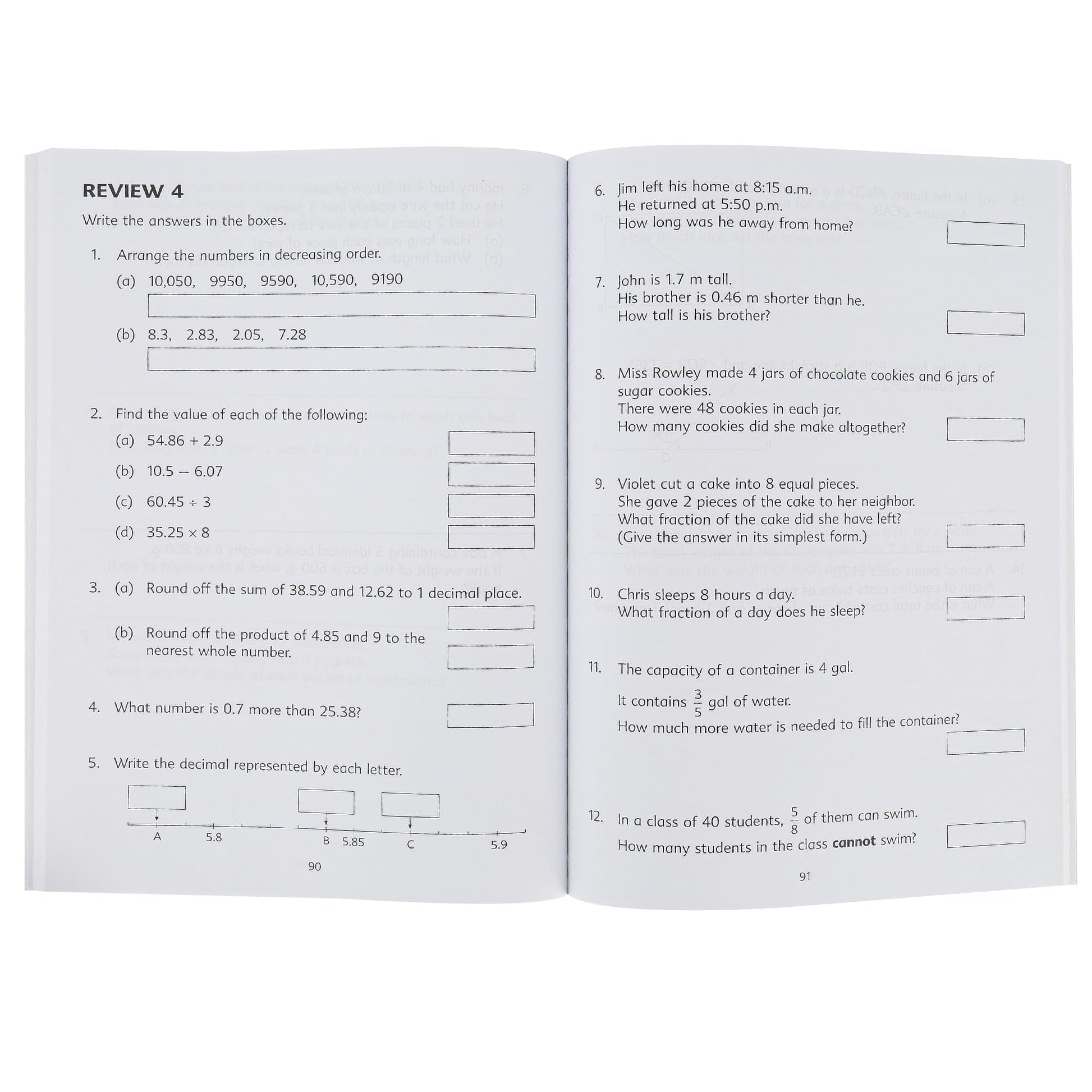 Primary Mathematics 4B Workbook (U.S. Edition)