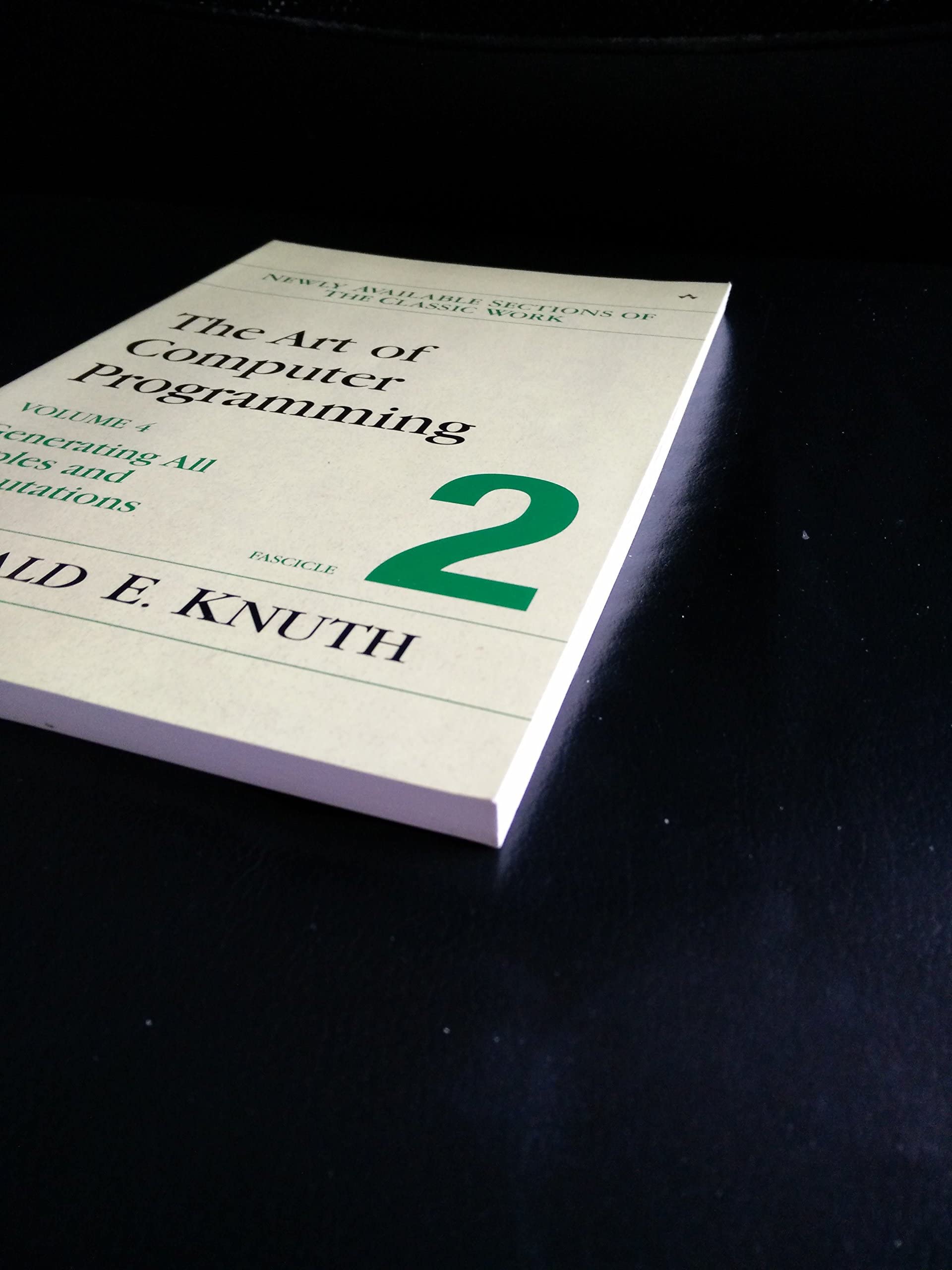 The Art of Computer Programming, Volume 4, Fascicle 2: Generating All Tuples and Permutations