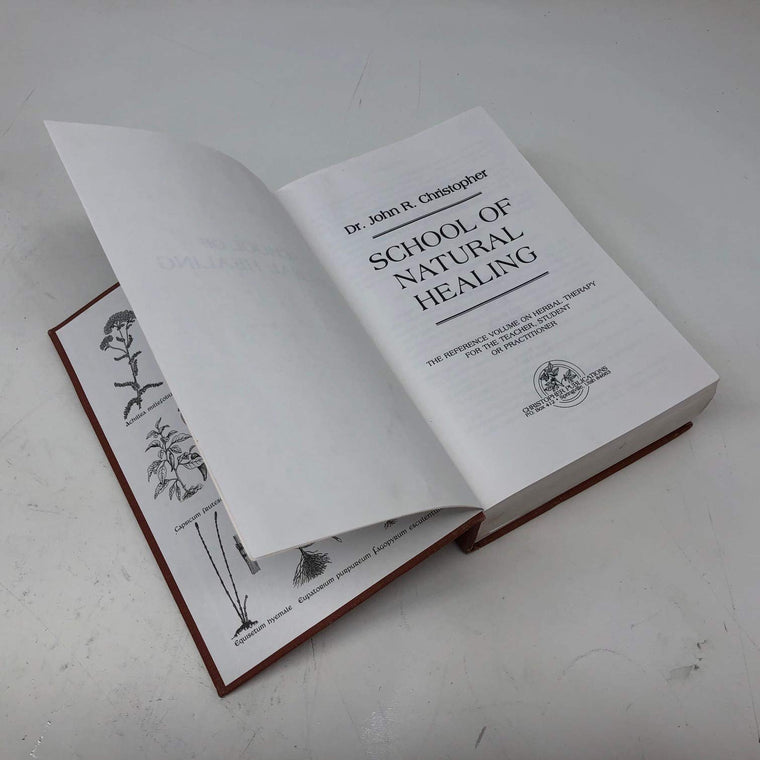 School of Natural Healing — back cover