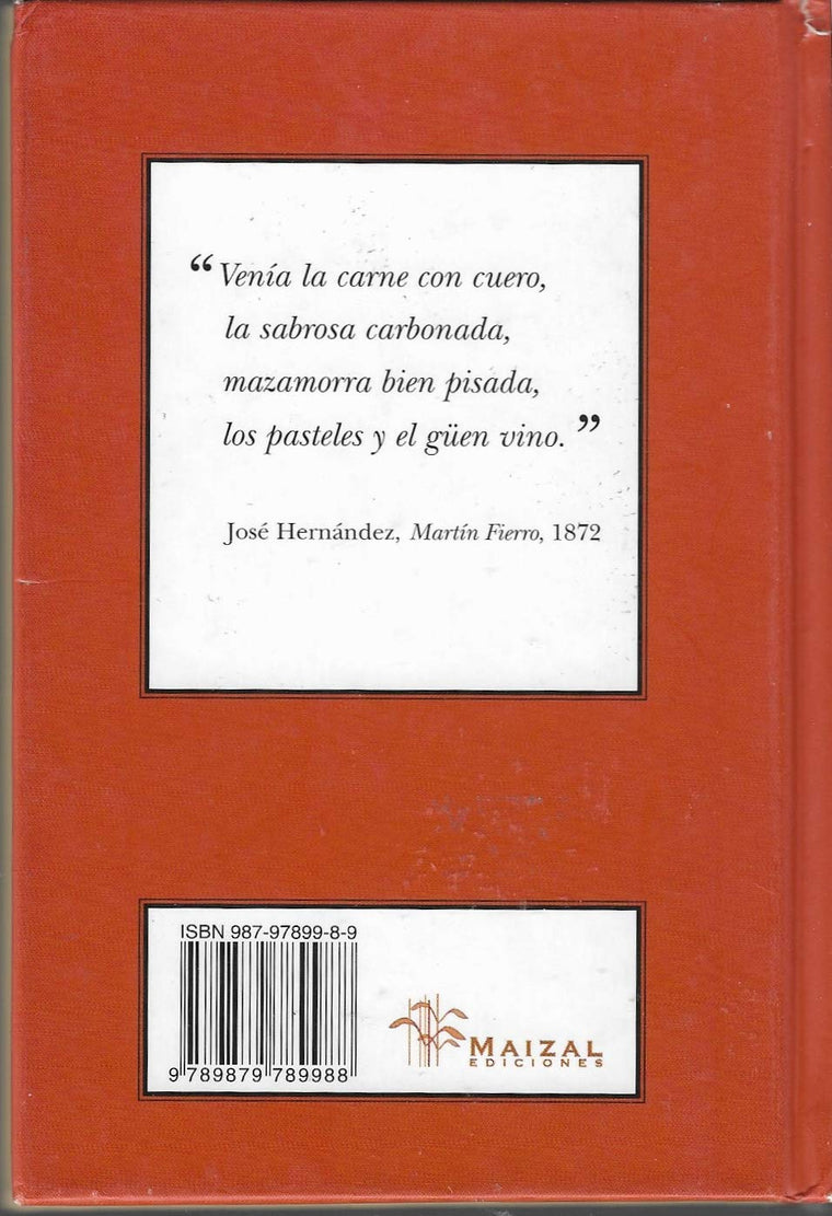 La cocina Argentina/ The Argentinean cooking (Spanish and Spanish Edition) — back cover