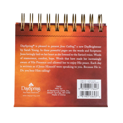 DaySpring - Sarah Young - Jesus Calling: Enjoying Peace in His Presence - An Inspriational DaySpring DayBrightener - Perpetual Calendar (75621)