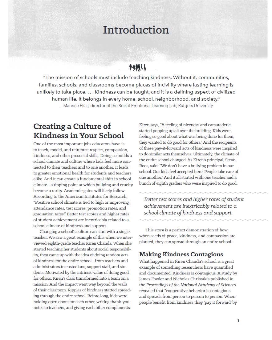 Create a Culture of Kindness in Middle School: 48 Character-Building Lessons to Foster Respect and Prevent Bullying (Free Spirit Professional)