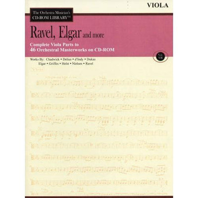 Ravel, Elgar and More - Volume 7: The Orchestra Musician's CD-ROM Library - Viola