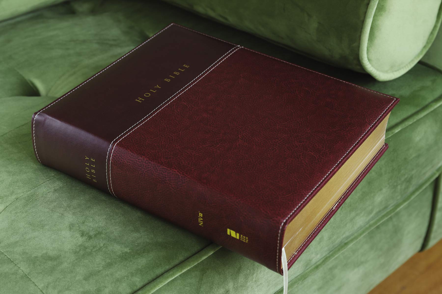 NIV, Family Bible (Keepsake Edition), Leathersoft, Burgundy, Red Letter