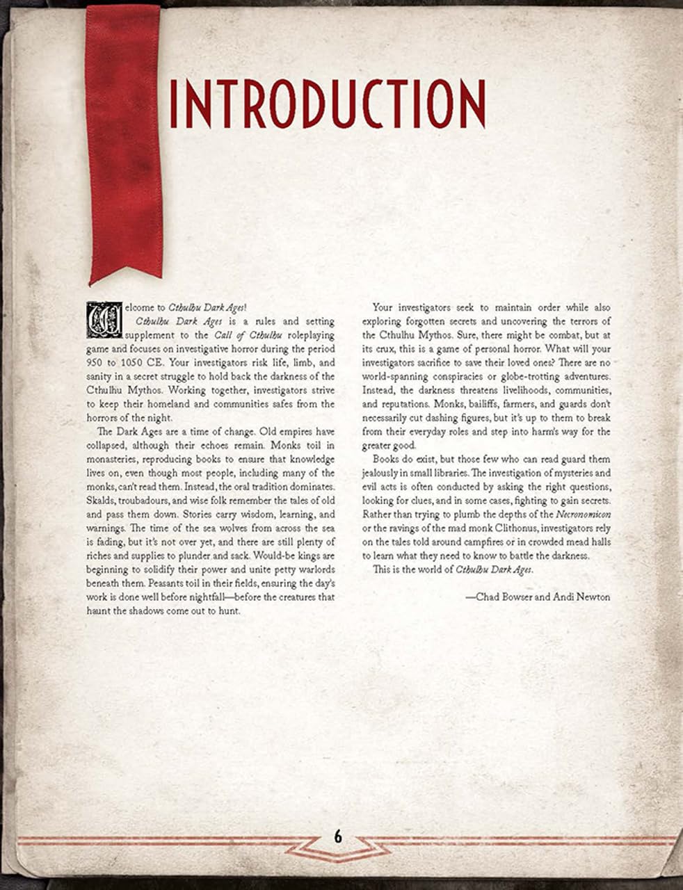Cthulhu Dark Ages (Call of Cthulhu Roleplaying Game)