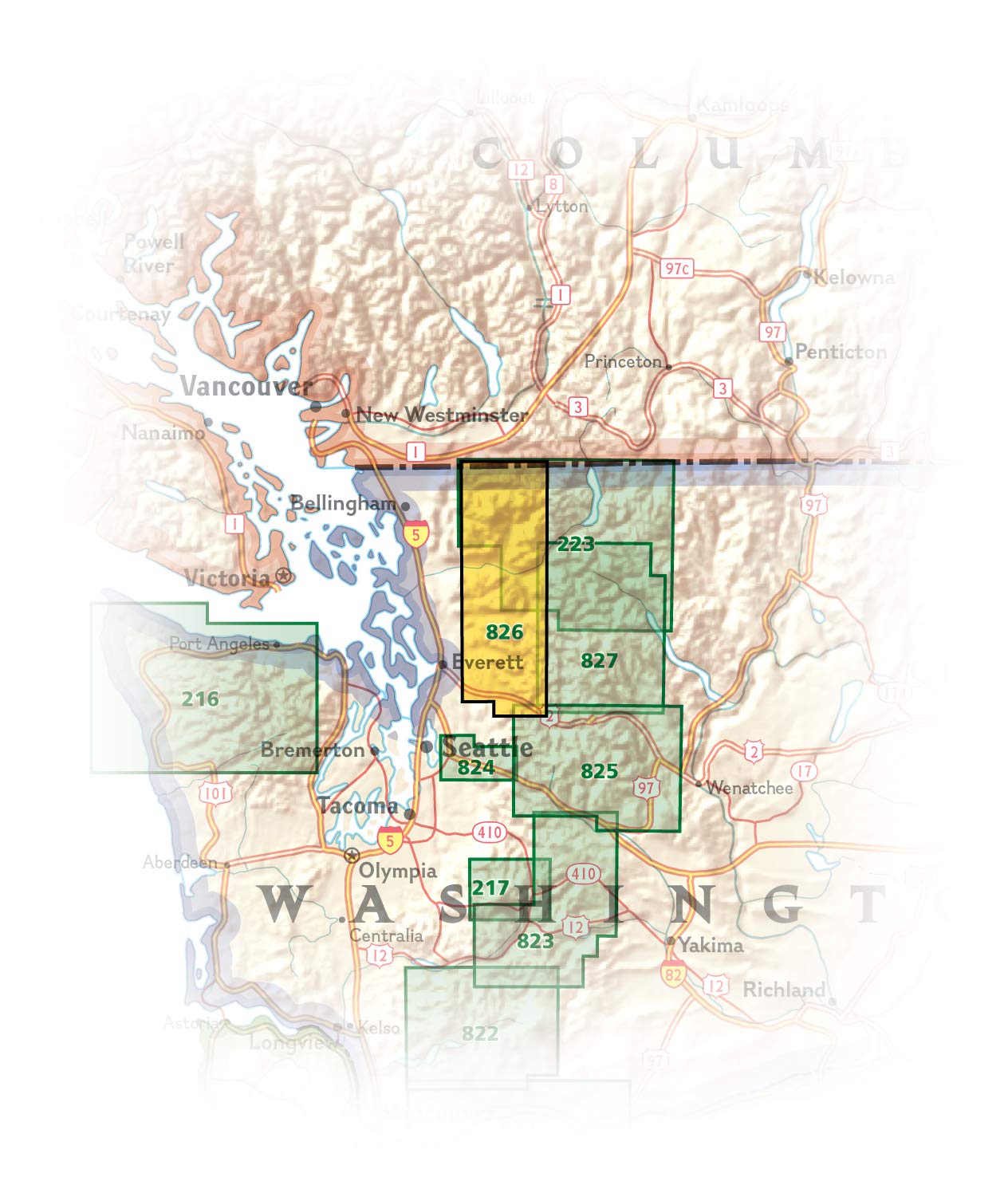 Mount Baker and Boulder River Wilderness Areas Map [Mt. Baker-Snoqualmie National Forest] (National Geographic Trails Illustrated Map, 826)