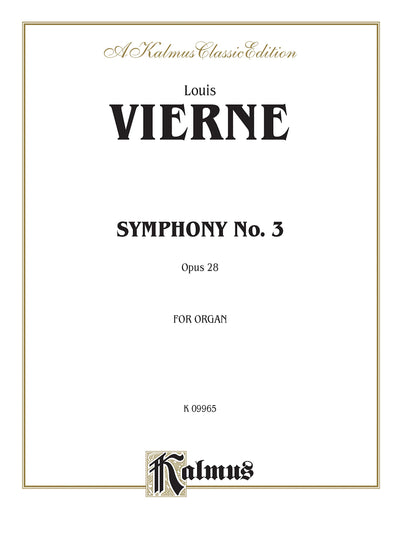 Symphony No. 3, Op. 28: Sheet (Kalmus Edition)