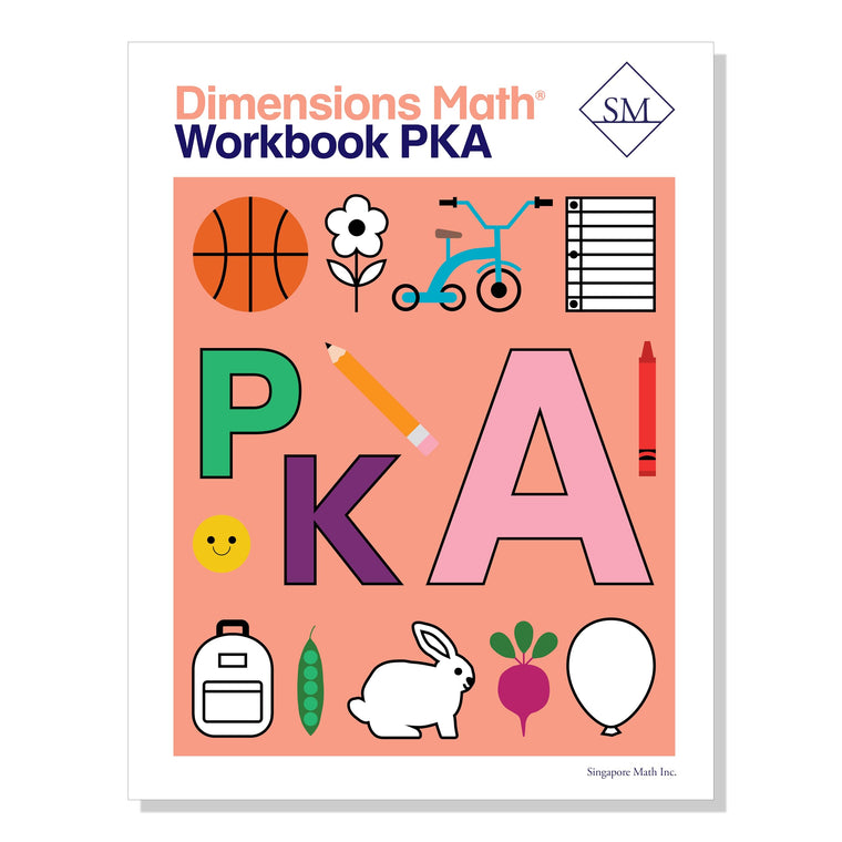 Dimensions Math Workbook Pre-KA  Singapore Math Inc. [Paperback]