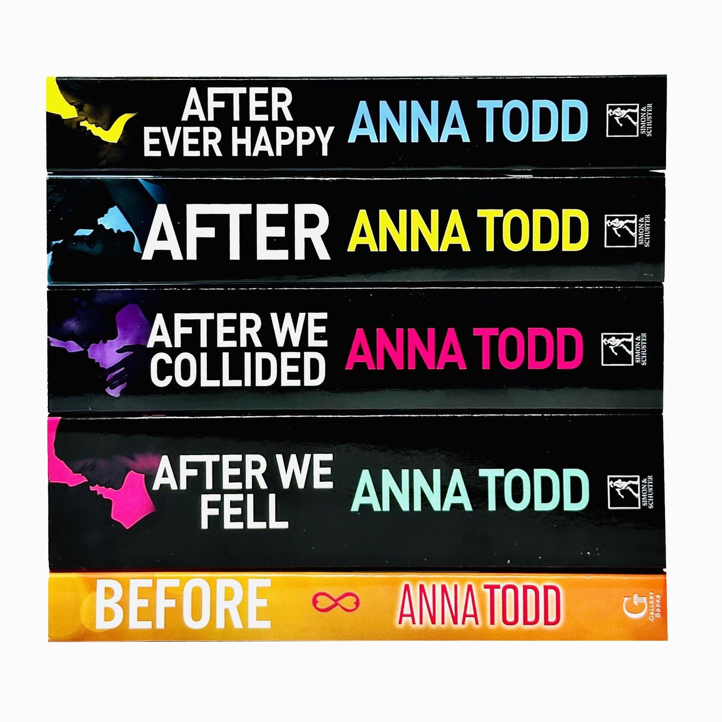 The Complete After Series Collection 5 Books Box Set by Anna Todd (After Ever Happy, After, After We Collided, After We Fell, Before)