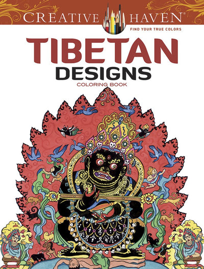 Creative Haven Tibetan Designs Coloring Book (Creative Haven Coloring Books)