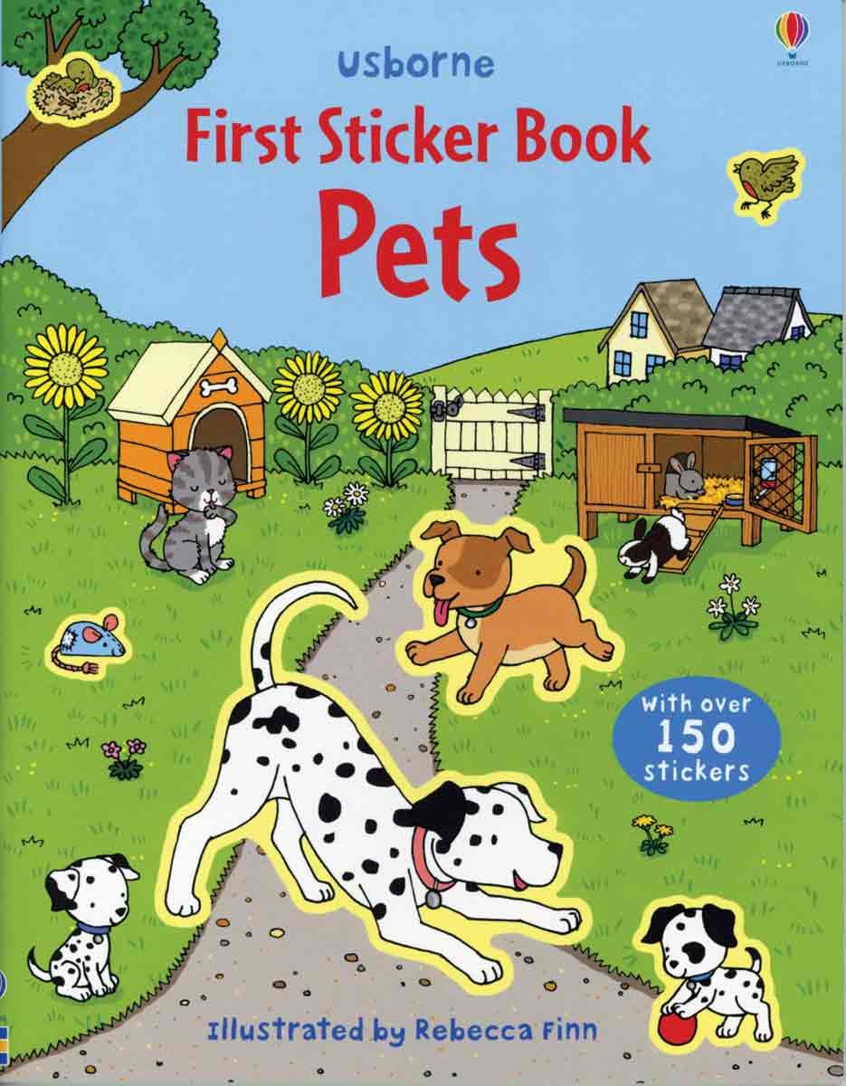 Pets (Usborne First Sticker Books)