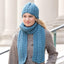Noggins and Necks-5 Stunning Crocheted Hat and Scarf Sets
