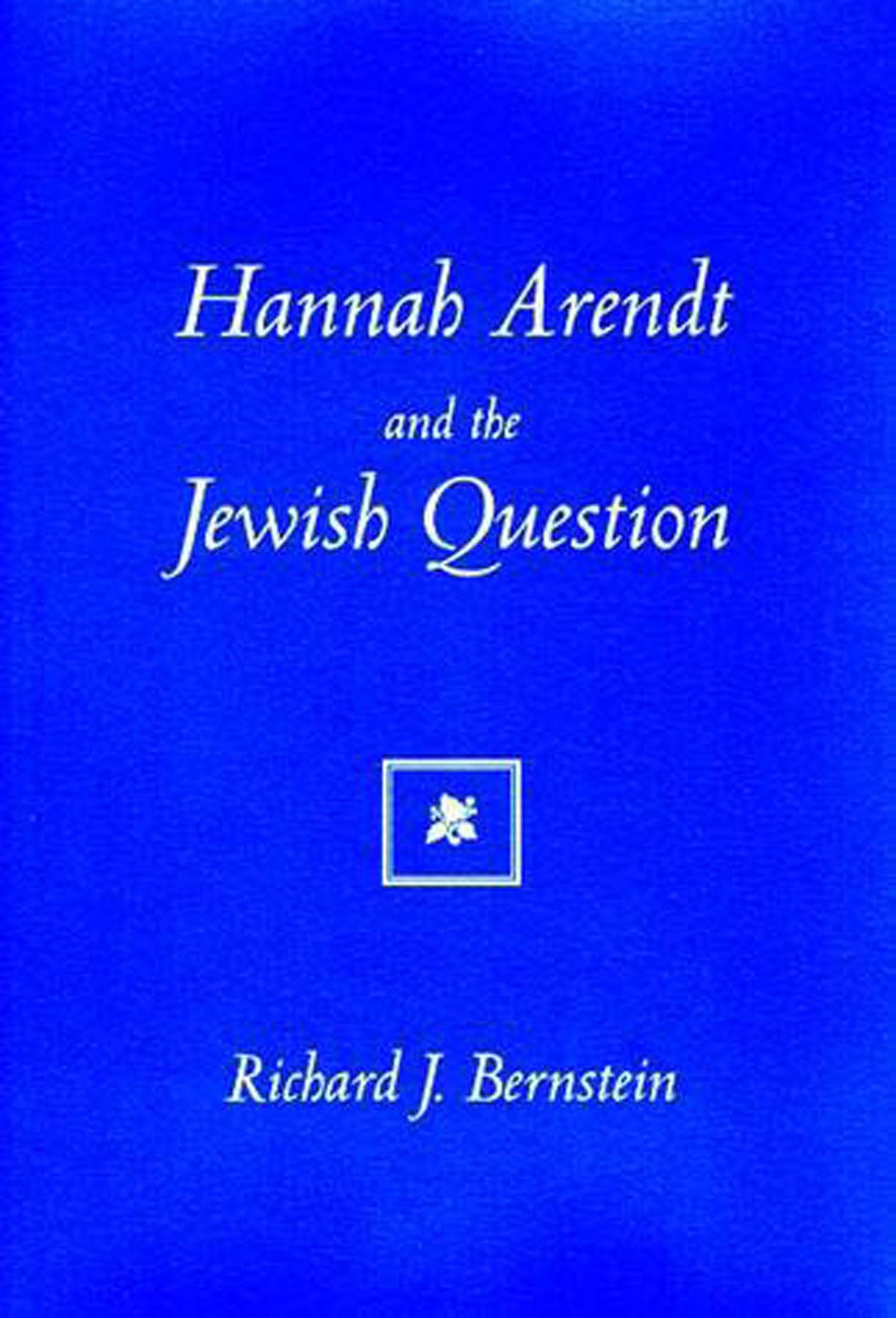 Hannah Arendt And The Jewish Question (Mit Press)