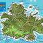 Antigua Dive Map & Coral Reef Creatures Waterproof Fish Card