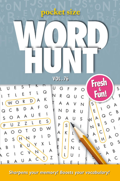 Pocket Word Search Books for Adults: 100+ Brain Games in a Portable Travel Size - Gift for Seniors Volume 4